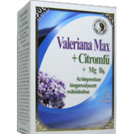 Valeriana Max + Citromfű + Mg B6 tabletta