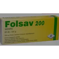 Folsav 200 tabletta, 60 db