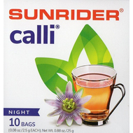 Méregtelenítő-Calli tea-akupunktúra tűk nélkül, éjszakai, 10 db/doboz -Sunrider
