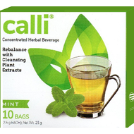 Méregtelenítő-Calli tea-akupunktúra tűk nélkül - mentás, 10 db/doboz -Sunrider