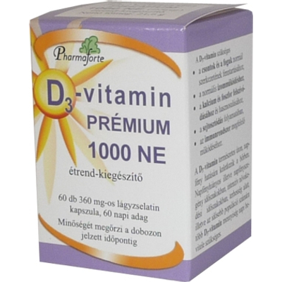 D3-vitamin prémium 1000 NE