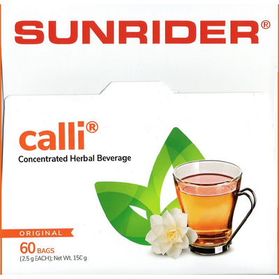 Méregtelenítő-Calli tea-akupunktúra tűk nélkül -  60 db/doboz -Sunrider