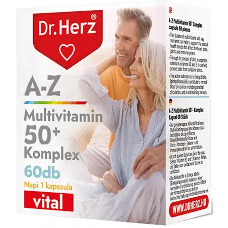 Multivitamin 50+ komplex A-Z Dr.Herz