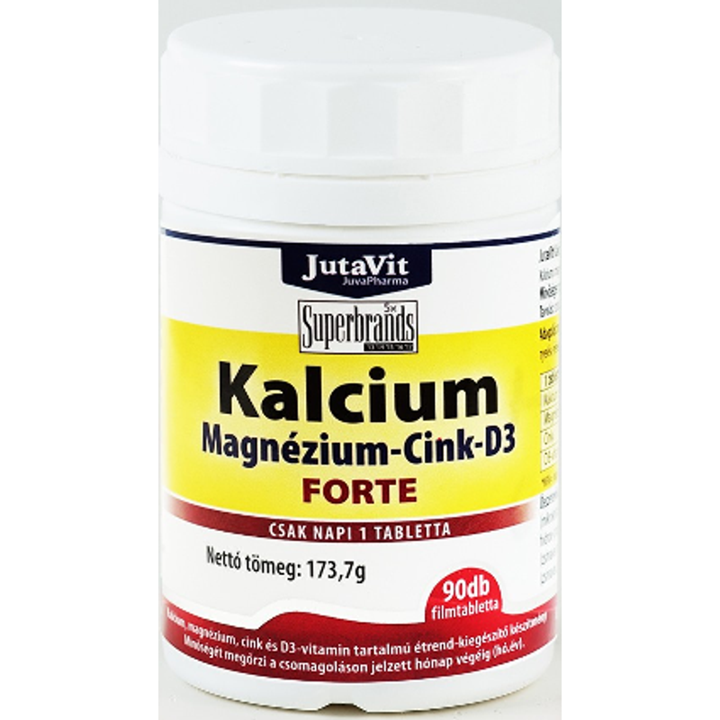 Kálcium, Magnézium, Cink + D3 vitamin tabletta