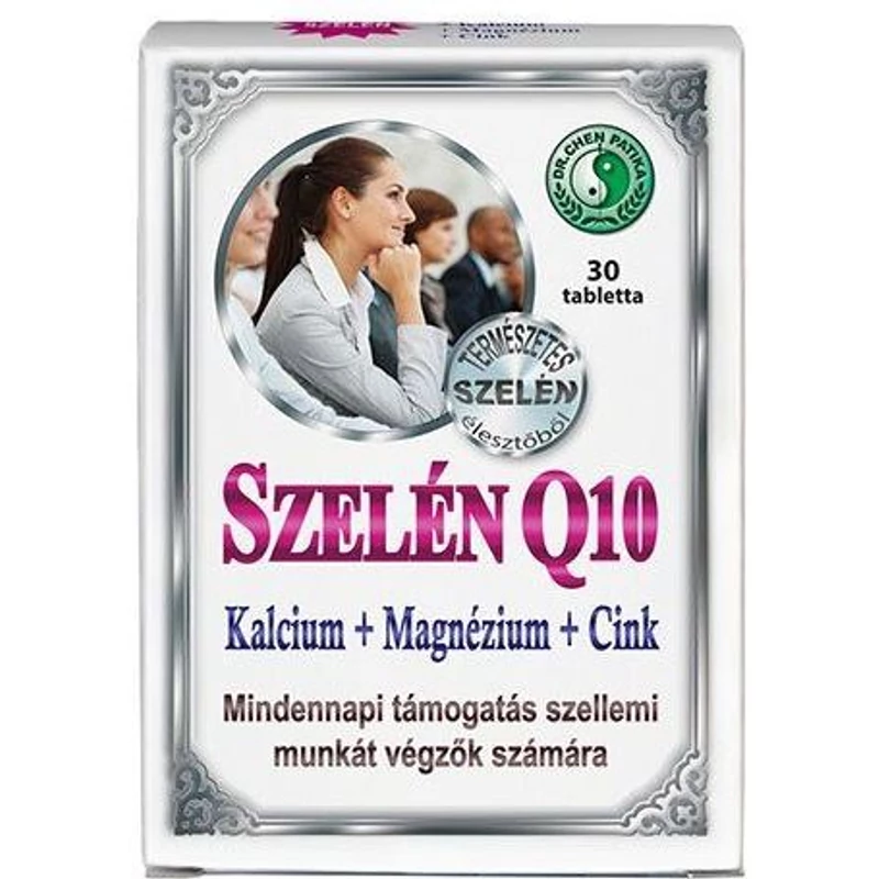 Szelén, Q10, Kálcium, Magnézium, Cink