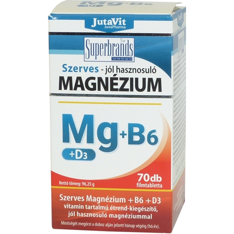 Magnézium+B6+D3 tabletta