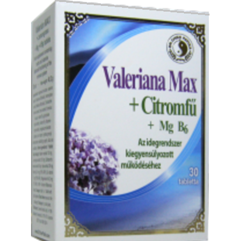 Valeriana Max + Citromfű + Mg B6 tabletta