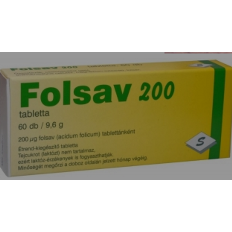 Folsav 200 tabletta, 60 db
