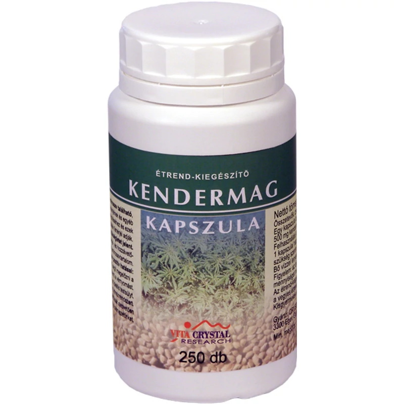 Kendermag kapszula - 250 db