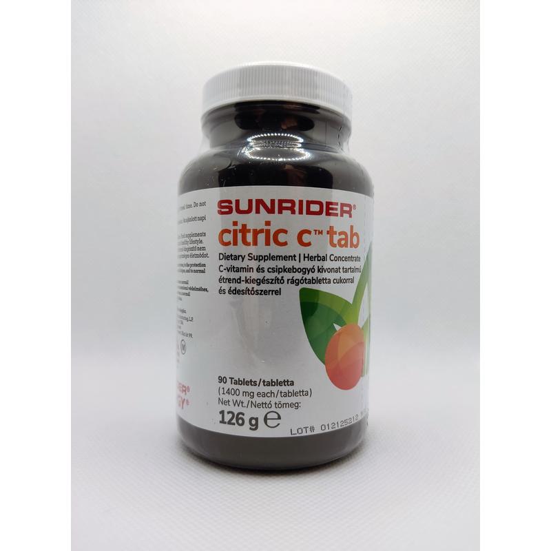 Citric C Tab - koncentrált C-vitamin, Sunrider