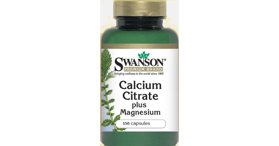Swanson Calcium-Citrate plus Magnesium kapszula 150db