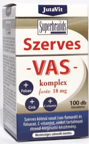 Vas komplex - szerves tabletta