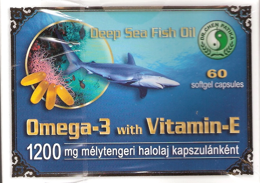  Omega 3 Halolaj + E-vitamin kapszula