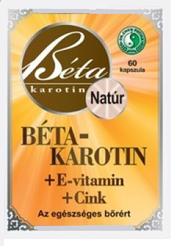Béta-karotin+E-vitamin+Cink 60 db kapszula