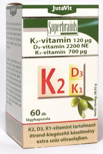 K2, D3, K1 - vitamin