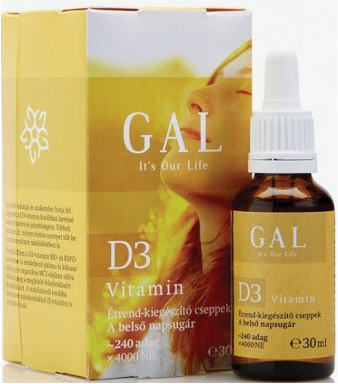 D3 Vitamin/GAL cseppek